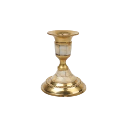 À La Accessories Mother Of Pearl Candle Holder