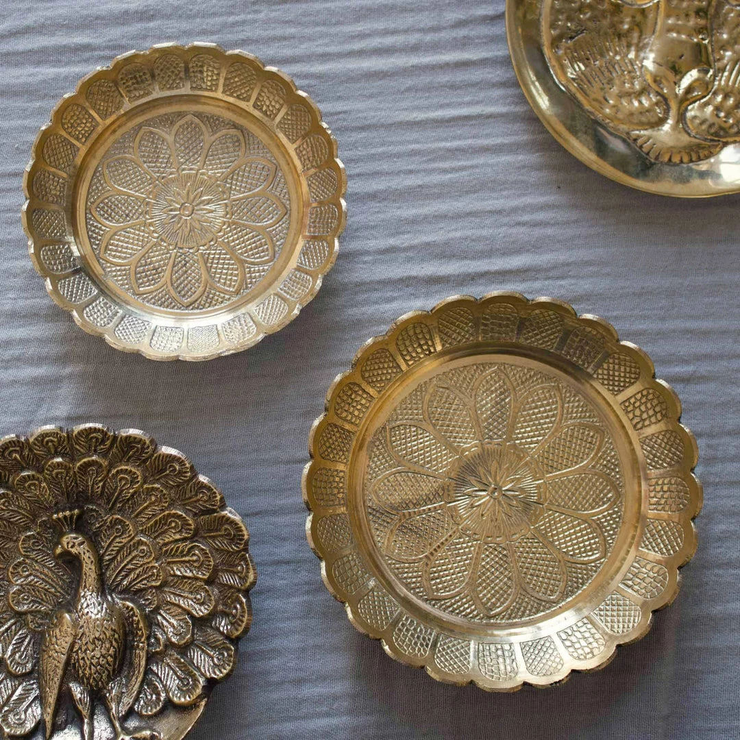 À La Flower Brass Bowl 5 À La Flower Brass Bowl