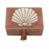 À La Velvet Shell Box, Terracotta Accessories