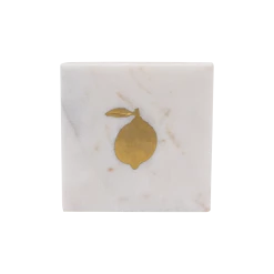 À La Lemon Marble Coaster Accessories