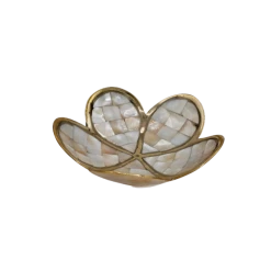 À La Mother Of Pearl Brass Bowl Accessories