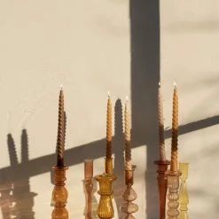 À La Set Of 4 Glass Candle Holders Accessories