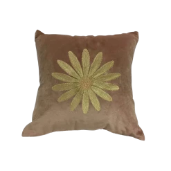 À La Daisy Velvet Embroidered Cushion Accessories