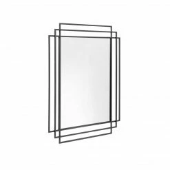 Nordal Art Deco Mirror, Black Accessories