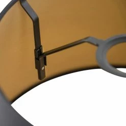 Copper & Plush Black Lamp Shade Decor