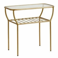 Nordal Furniture Chic Side Table, Gold
