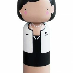 Copper & Plush Coco Chanel Wooden Kokeshi Doll Accessories