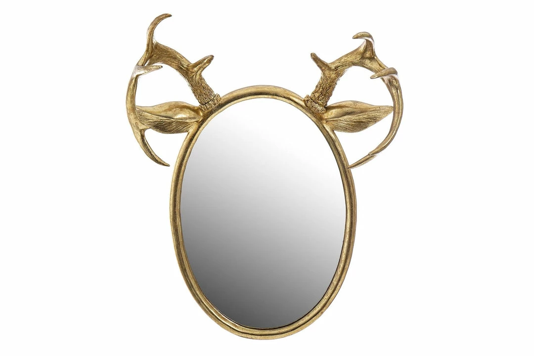 Copper & Plush Antly Mirror 3 Copper & Plush Antly Mirror