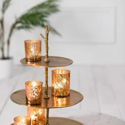 Copper & Plush Tresa 3 Layer Stand