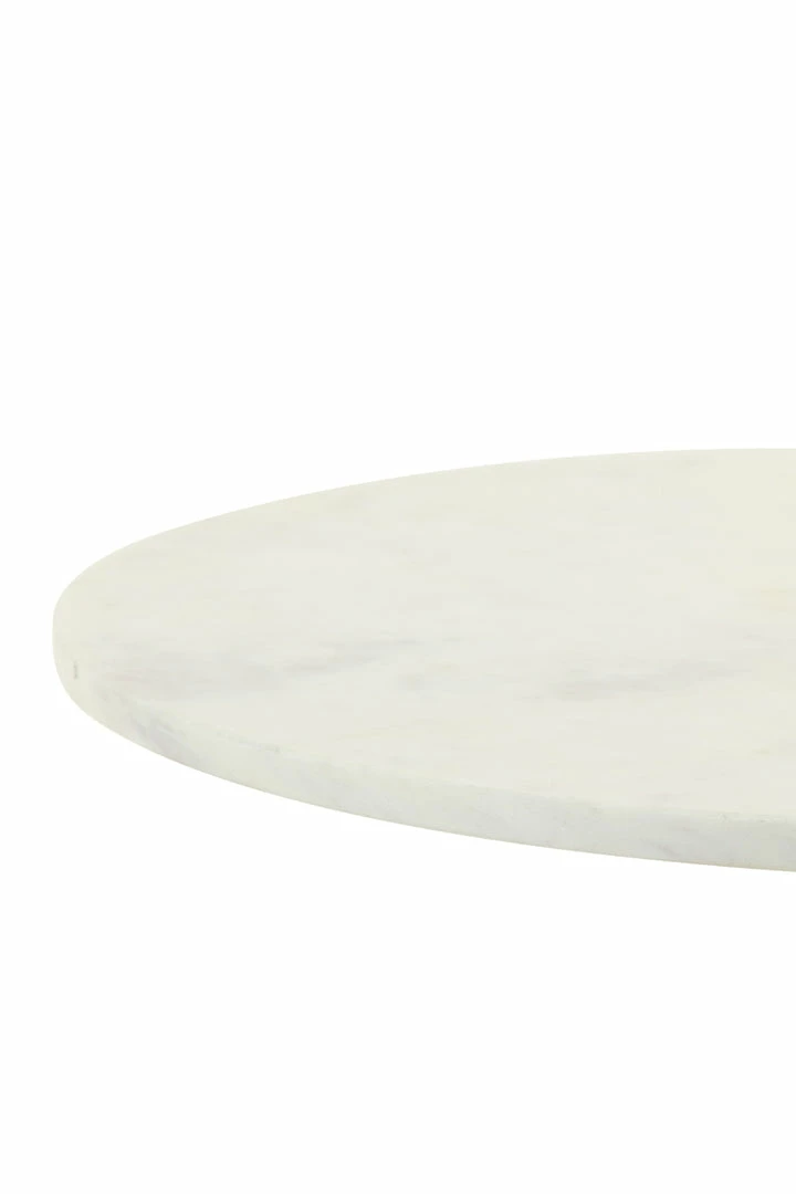 Copper & Plush Furniture Rickerd Side Table, White Marble 6 Copper & Plush Furniture Rickerd Side Table, White Marble