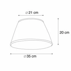 Copper & Plush Decor White Lamp Shade