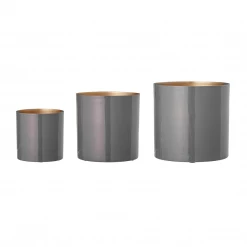 Bloomingville Safia Plant Pot, Set Of 3 Accessories