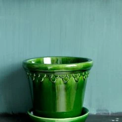 Bergs Potter Accessories Copenhagen Plant Pot, Green
