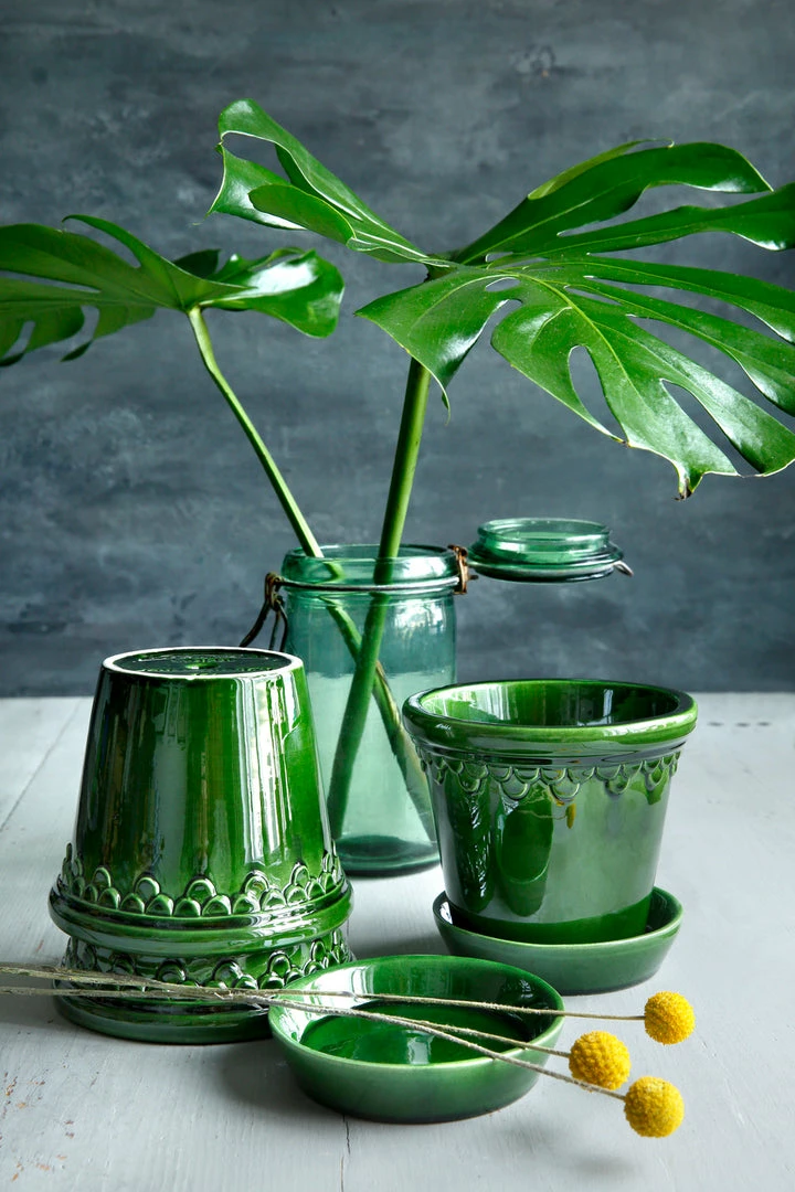Bergs Potter Accessories Copenhagen Plant Pot, Green 5 Bergs Potter Accessories Copenhagen Plant Pot, Green