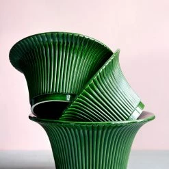 Bergs Potter Daisy Plant Pot, Green Accessories