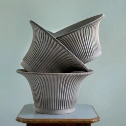 Bergs Potter Daisy Plant Pot, Grey Accessories