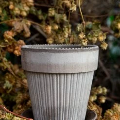 Bergs Potter Accessories Simona Plant Pot, Grey