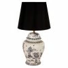 Copper & Plush Lighting Landscape Jar Table Lamp