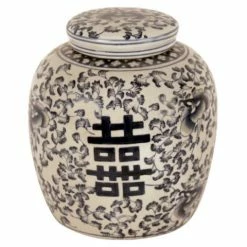 Copper & Plush Accessories Double Happiness Ginger Jar