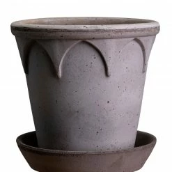 Bergs Potter Accessories Elizabeth Plant Pot, Grey
