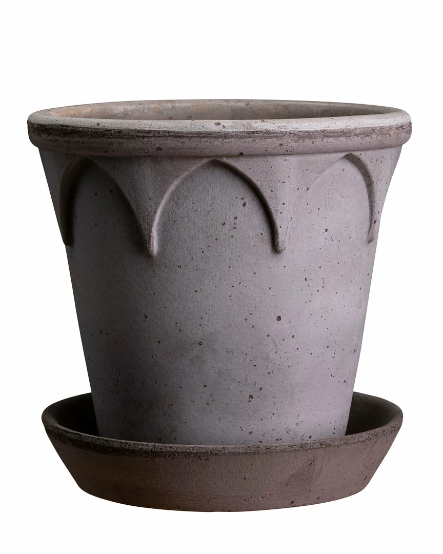 Bergs Potter Accessories Elizabeth Plant Pot, Grey 3 Bergs Potter Accessories Elizabeth Plant Pot, Grey