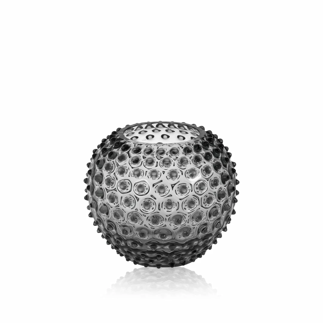 Klimchi Grey Smoke Hobnail Vase 3 Klimchi Grey Smoke Hobnail Vase
