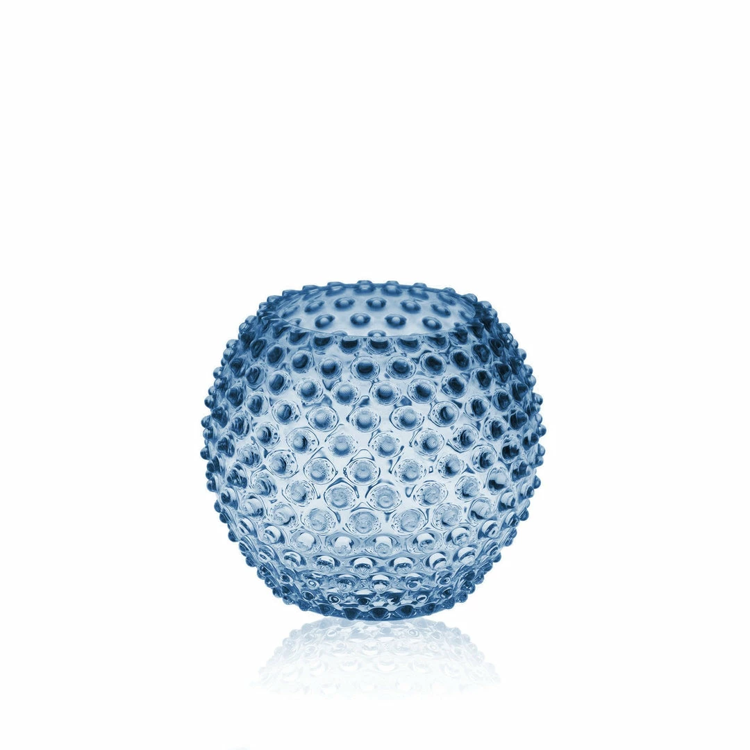 Klimchi Blue Smoke Hobnail Vase 3 Klimchi Blue Smoke Hobnail Vase