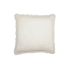À La Accessories Cream Fringe Linen Cushion 2 À La Accessories Cream Fringe Linen Cushion