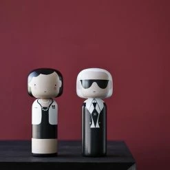 Copper & Plush Coco Chanel Wooden Kokeshi Doll Accessories