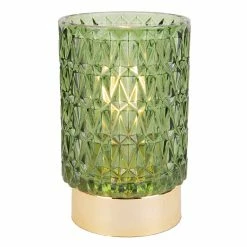 Copper & Plush Votive Diamond LED Candle Holder