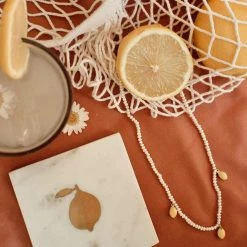 À La Lemon Marble Coaster Accessories
