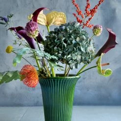 Bergs Potter Accessories Daisy Vase, Green